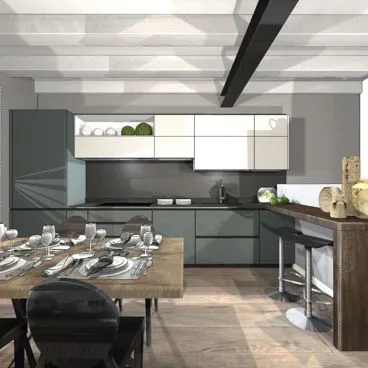 render cucina Garda 6
