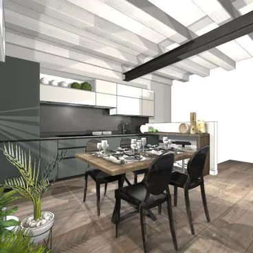 render cucina Garda 10